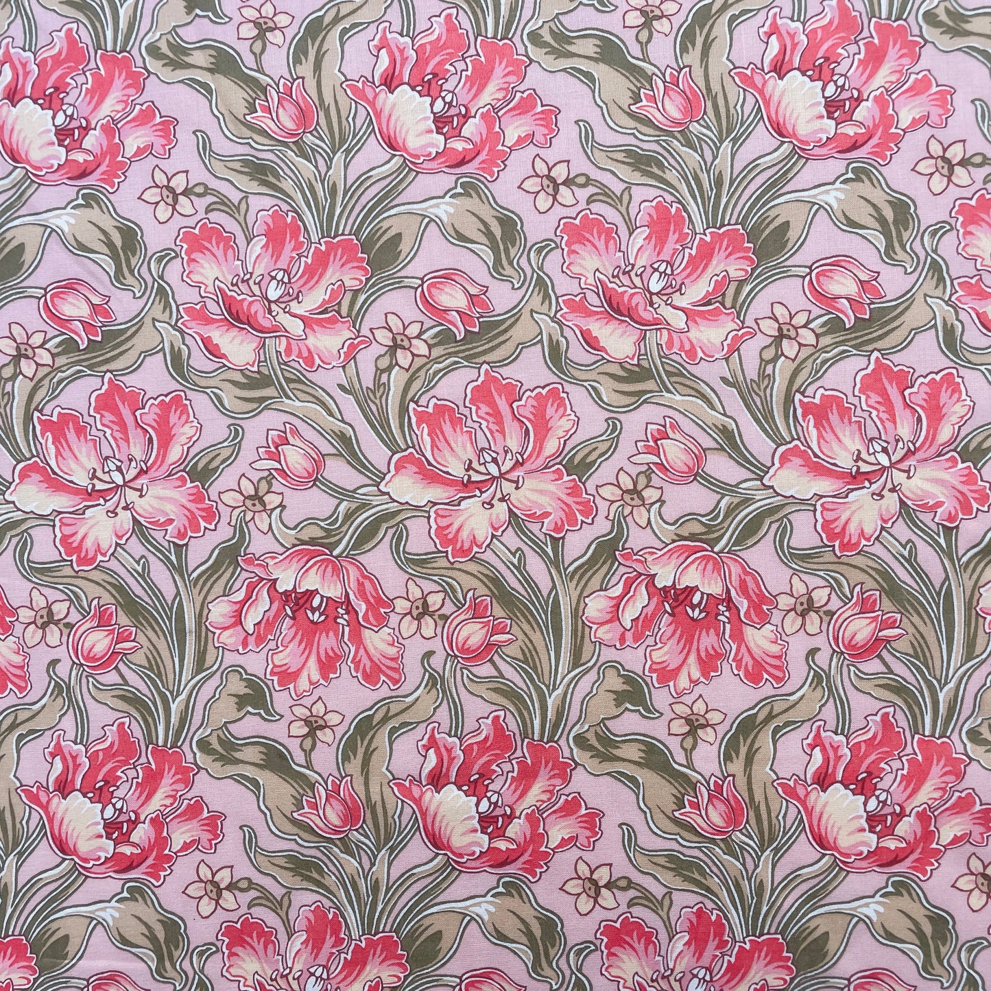 Liberty Fabrics Archive Tulips A Siddington Cotton Voile
