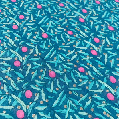 Liberty Fabrics Joyous Juniper B Tana Lawn Cotton