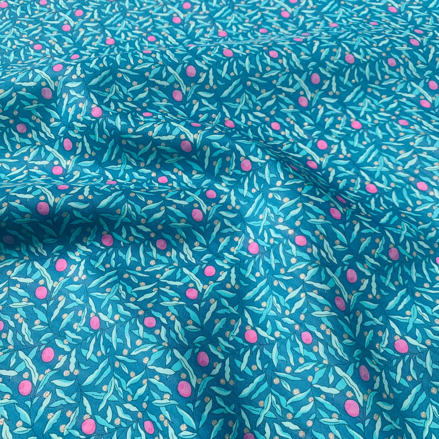 Liberty Fabrics Joyous Juniper B Tana Lawn Cotton
