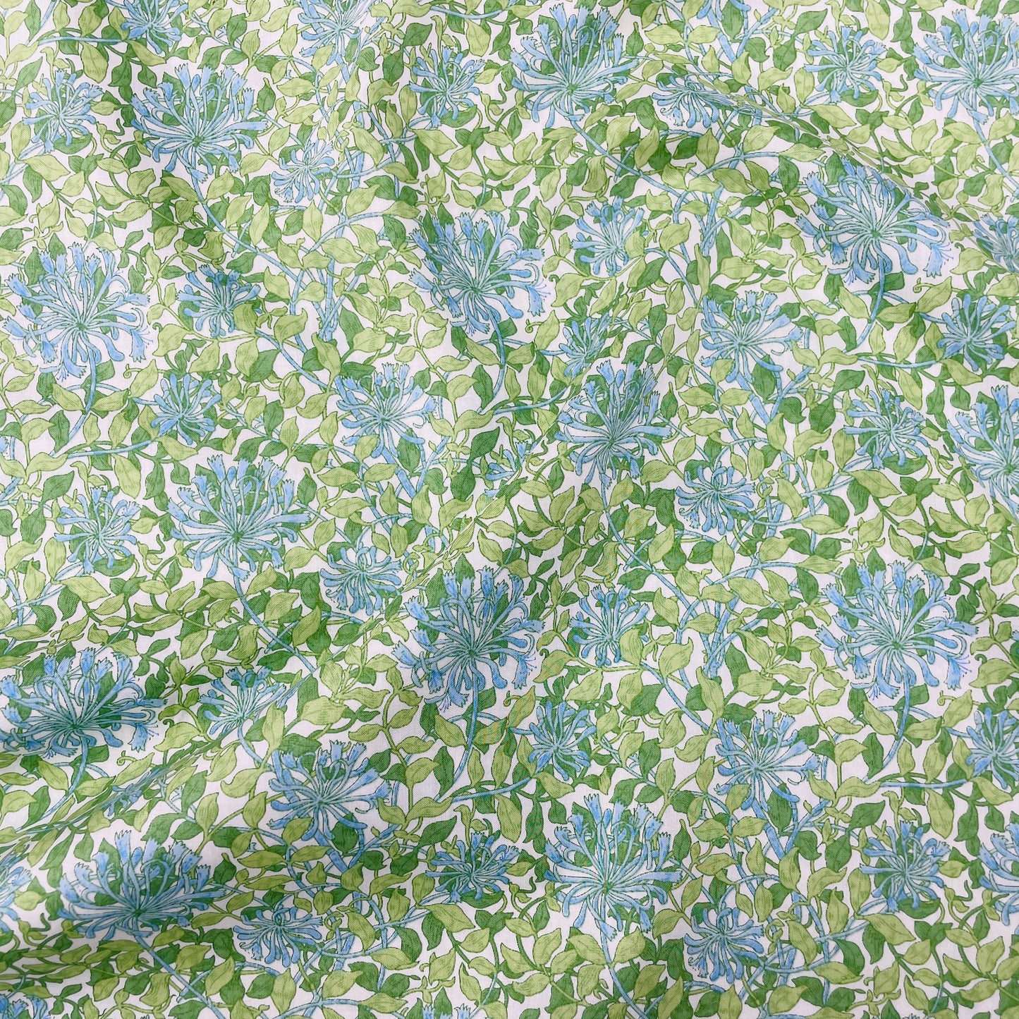 Pima Cotton Lawn Fabric Honeysuckle B May Morris