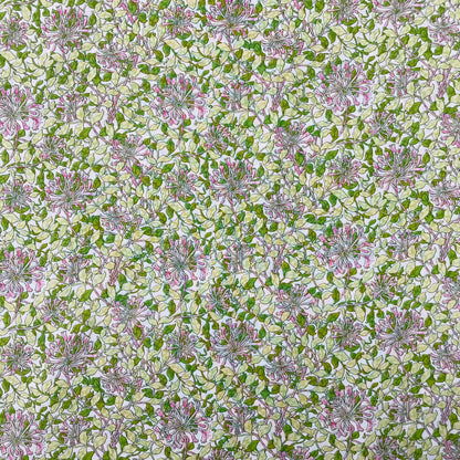Pima Cotton Lawn Fabric Honeysuckle C May Morris