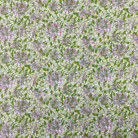 Pima Cotton Lawn Fabric Honeysuckle C May Morris