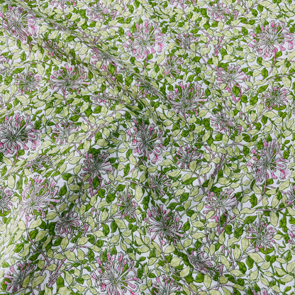 Pima Cotton Lawn Fabric Honeysuckle C May Morris