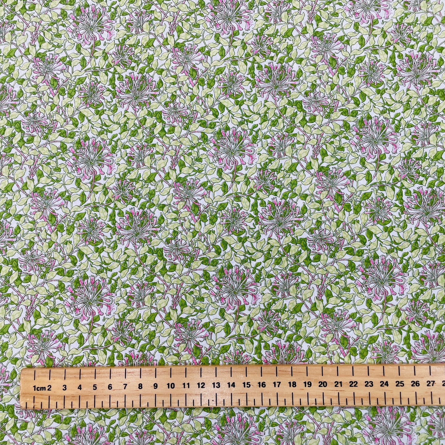 Pima Cotton Lawn Fabric Honeysuckle C May Morris