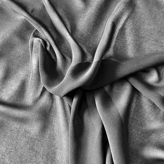 Quality Black Silky Chiffon Fabric