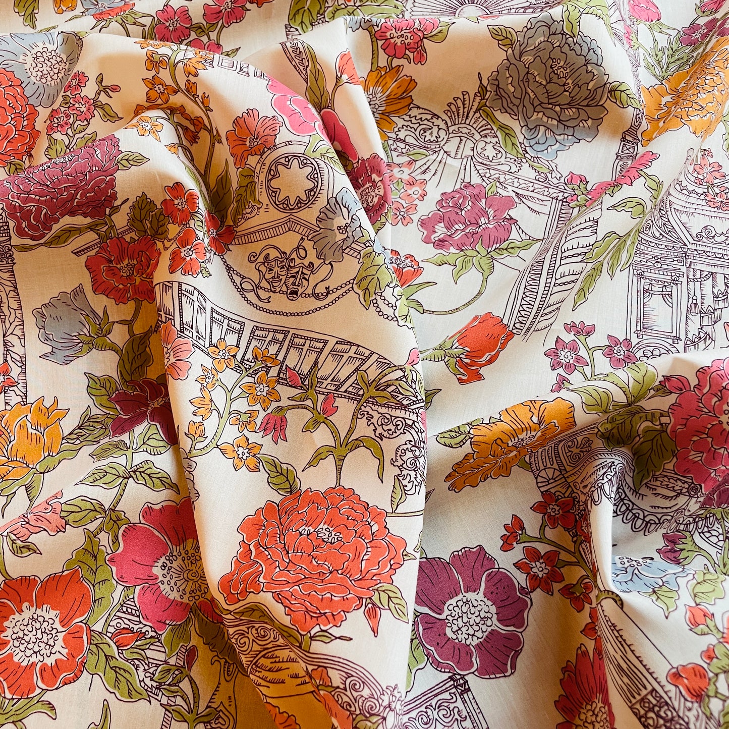 Liberty Fabrics Mary B Tana Lawn Cotton