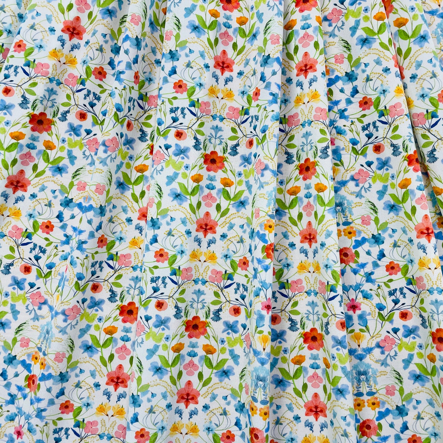 Liberty Fabrics Silk Crepe de Chine Aurora B