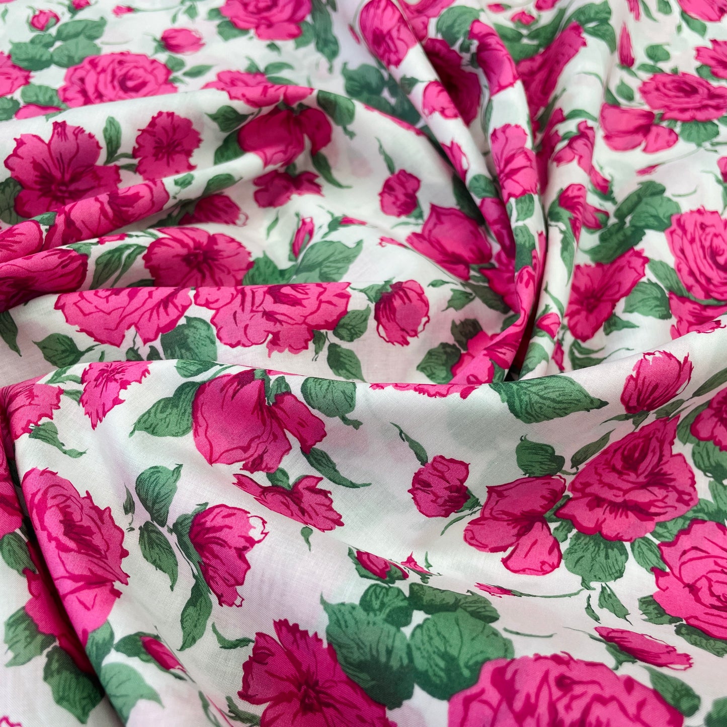 Liberty Fabrics Carline Rose C Tana Lawn Cotton