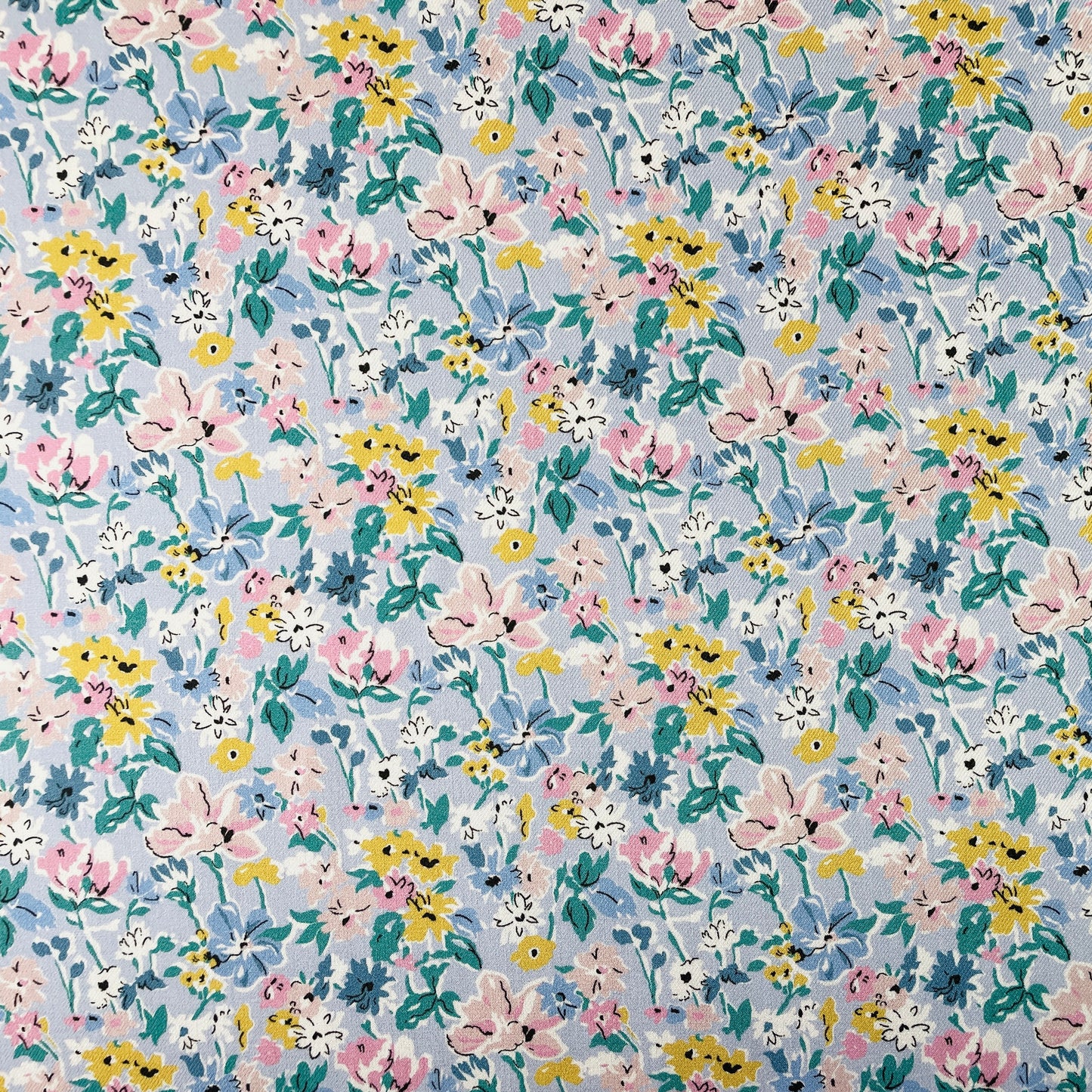 Liberty Fabrics Whitcombe Viscose Twill California Bloom A