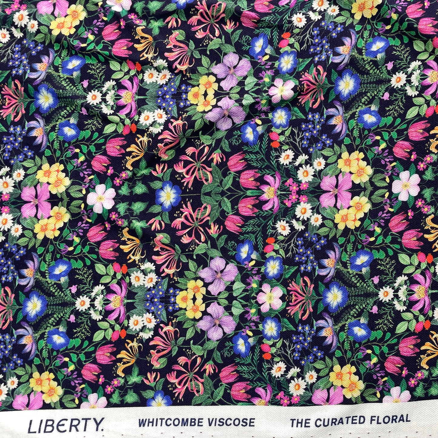 Liberty Fabrics Whitcombe Viscose Twill Mary Patricia A