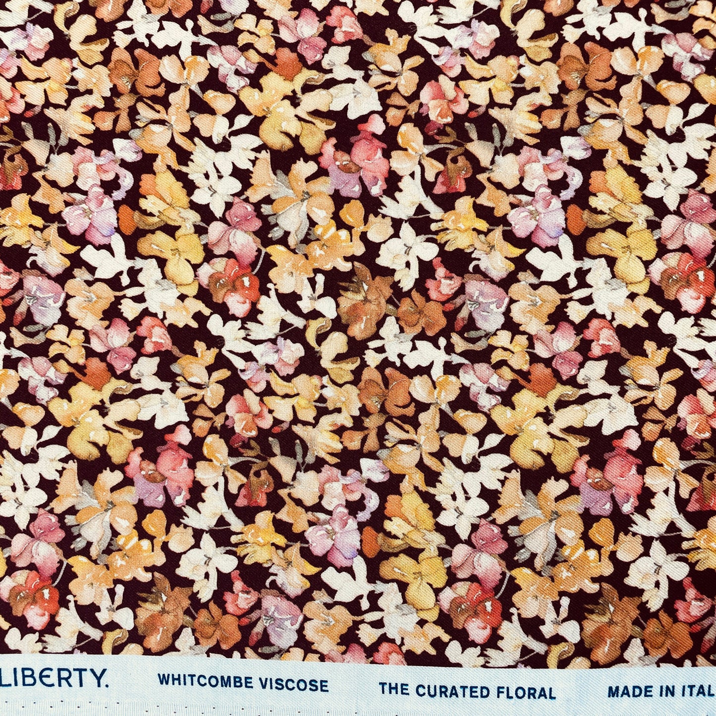 Liberty Fabrics Whitcombe Viscose Twill Lily Jane A