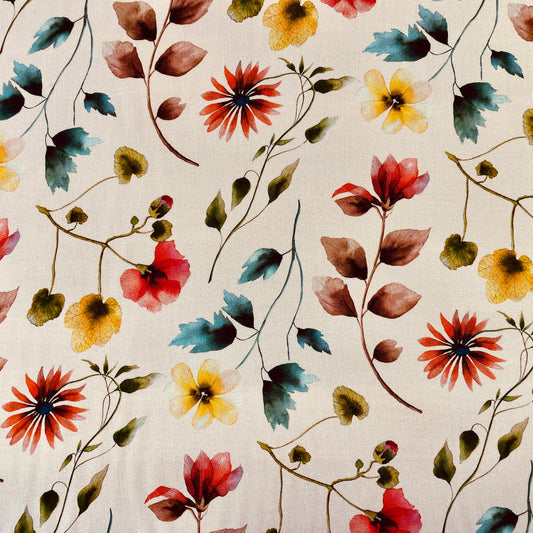 Liberty Fabrics Whitcombe Viscose Twill Herbarium B