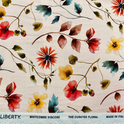 Liberty Fabrics Whitcombe Viscose Twill Herbarium B