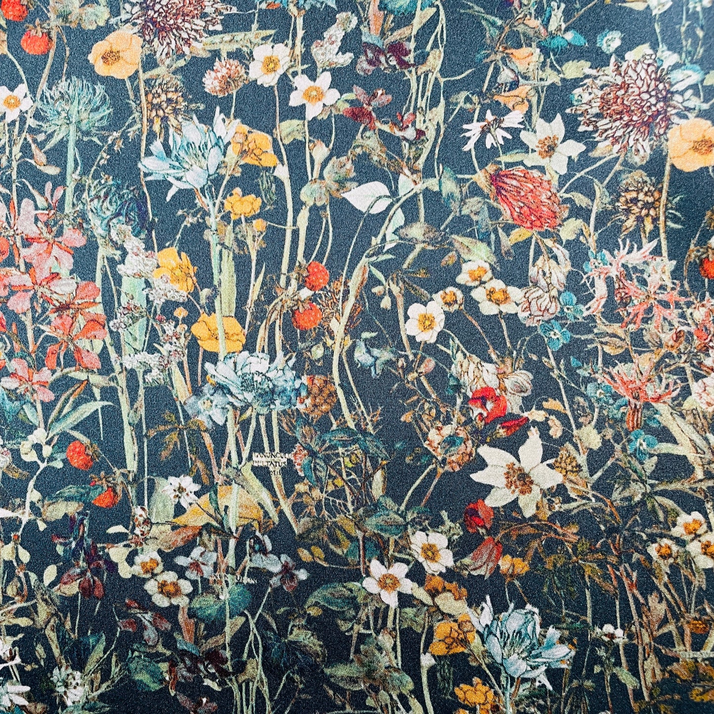 Liberty Fabrics Belgravia Silk Satin Wild Flowers X