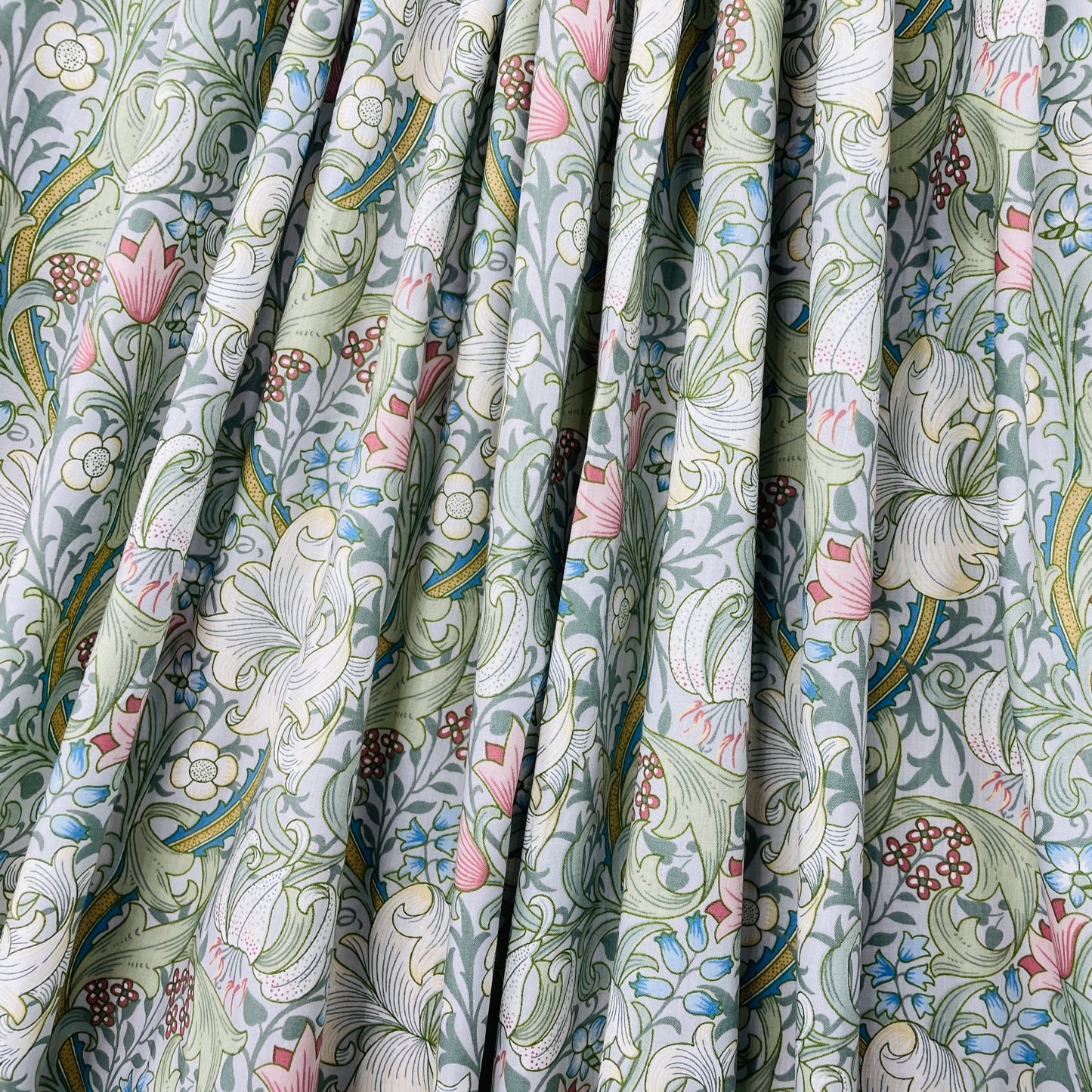 Pima Cotton Lawn Fabric - Golden Lily B - John Henry Dearle