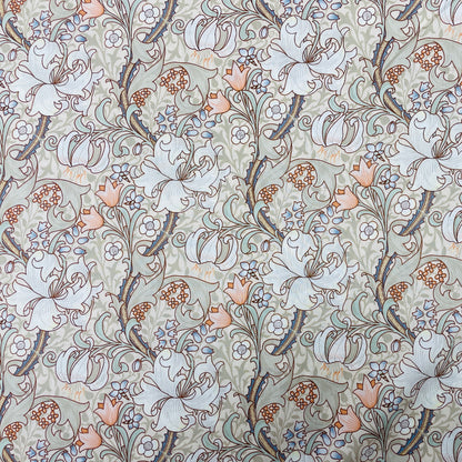 Pima Cotton Lawn Fabric - Golden Lily C - John Henry Dearle