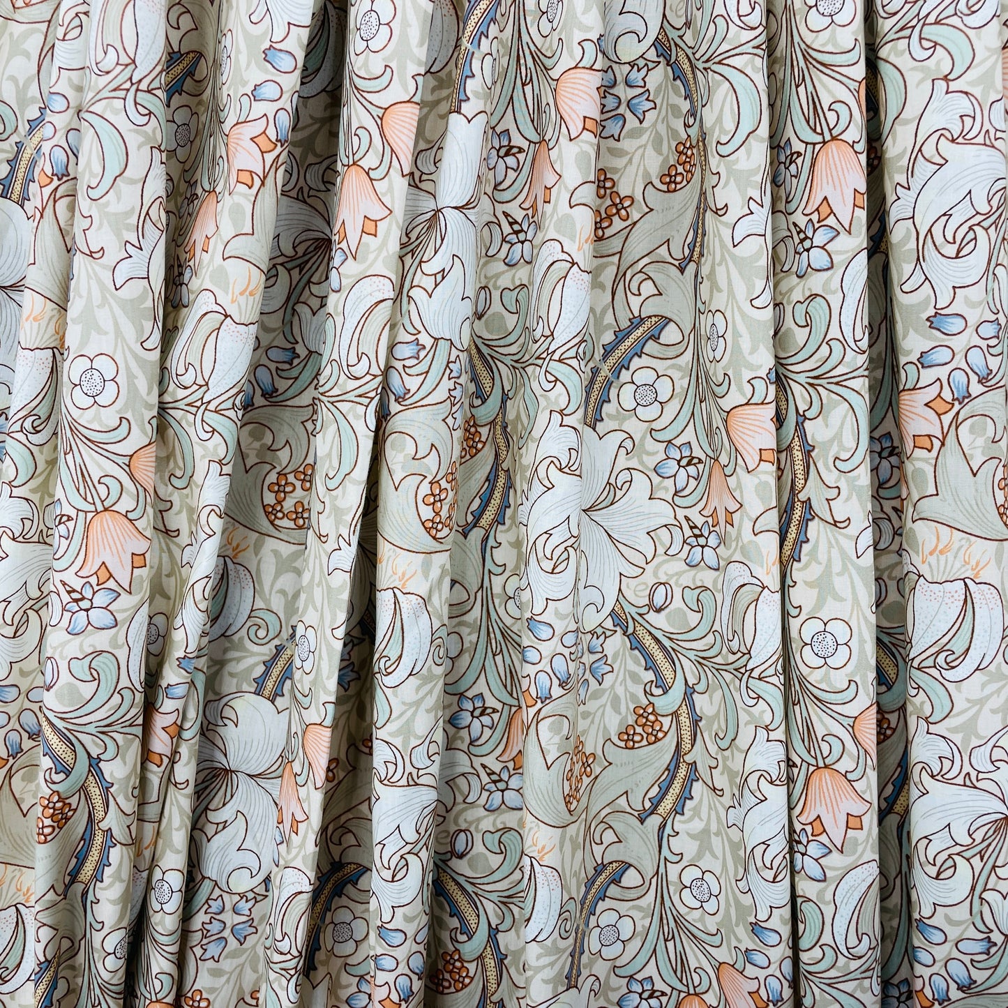 Pima Cotton Lawn Fabric - Golden Lily C - John Henry Dearle