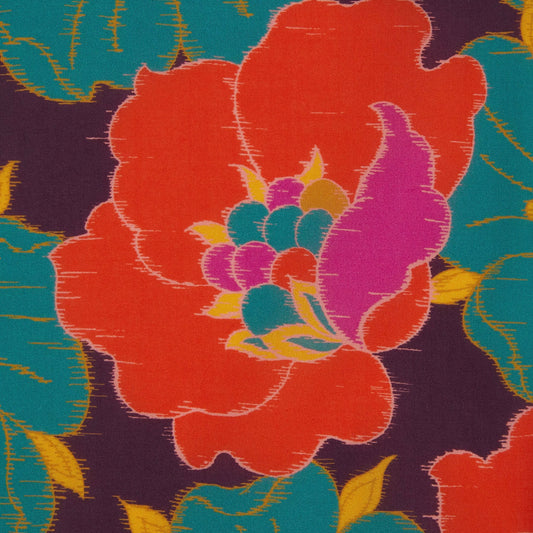 Liberty Fabrics Ikat Anemone A Tana Lawn Cotton