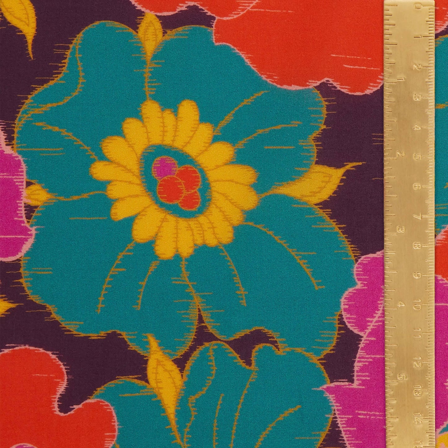 Liberty Fabrics Ikat Anemone A Tana Lawn Cotton