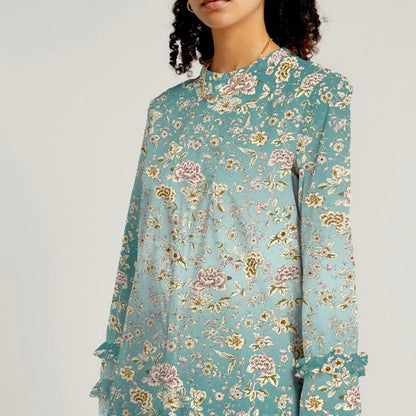 Liberty Fabrics Ceremony Blooms Blossom A Tana Lawn Cotton Metallic