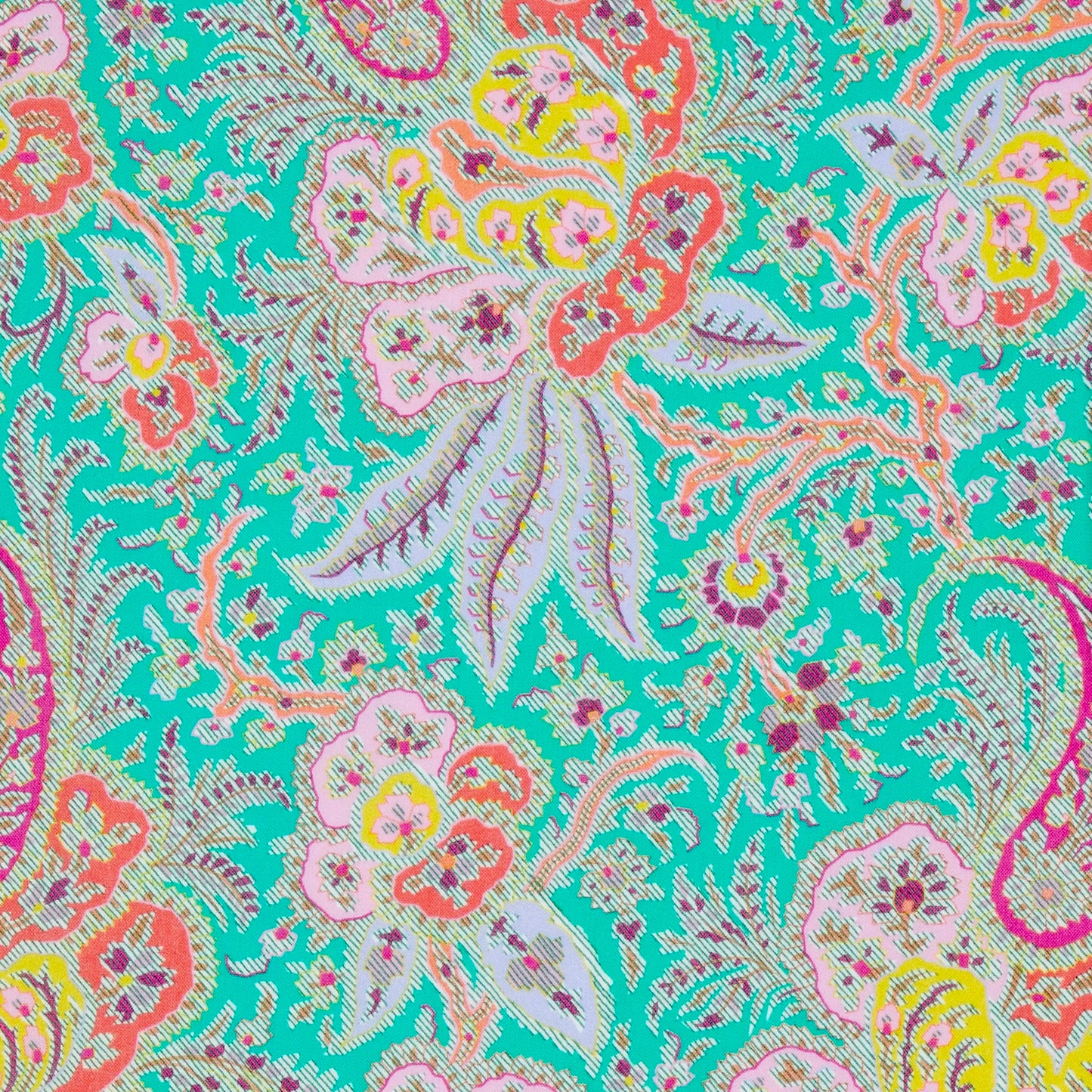 Liberty Fabrics Kaleidoscopic Floral A Tana Lawn Algodón