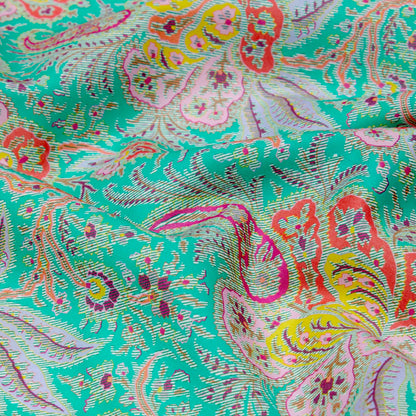 Liberty Fabrics Kaleidoskopisk blomster A Tana plæne bomuld