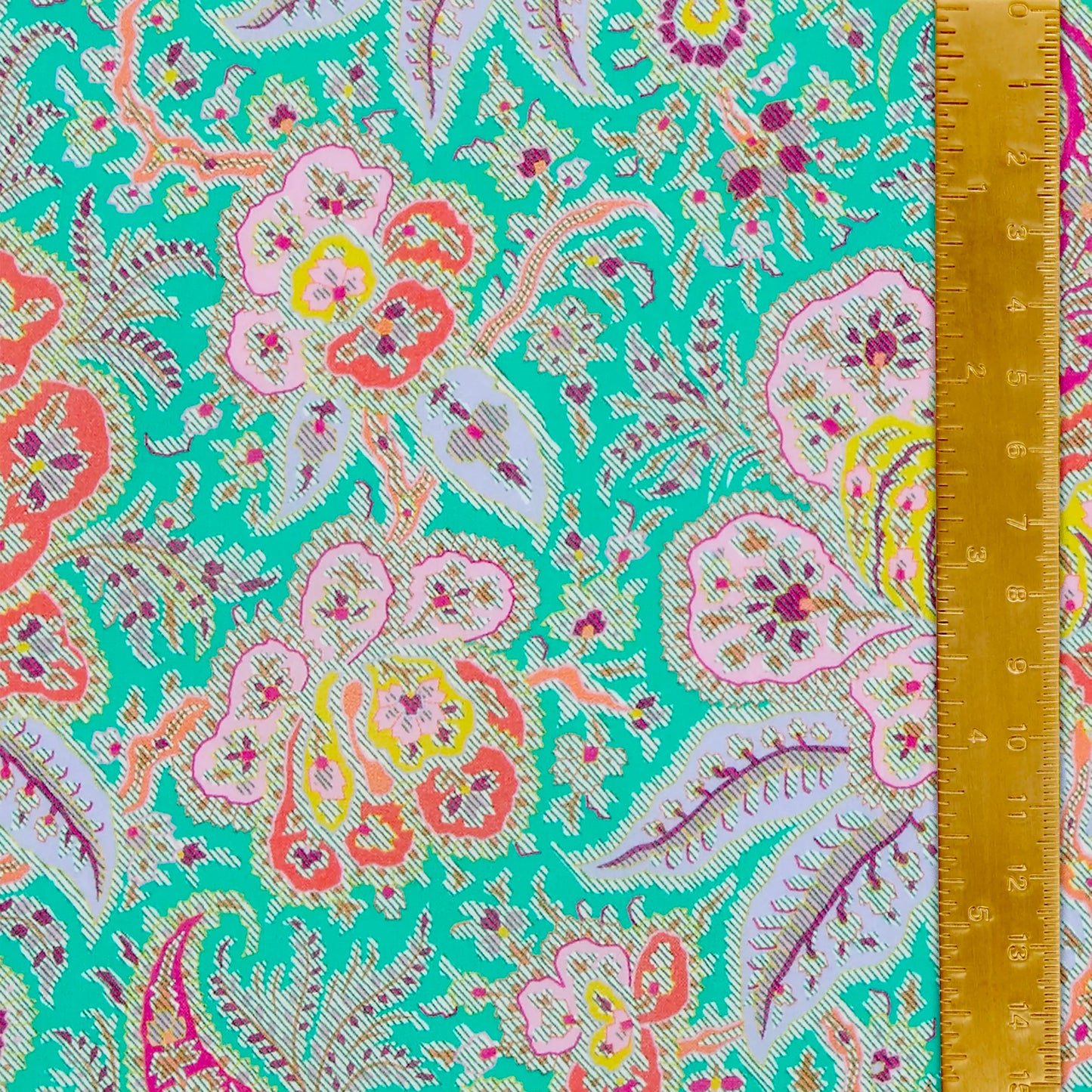 Liberty Fabrics Kaleidoskopisk blomster A Tana plæne bomuld