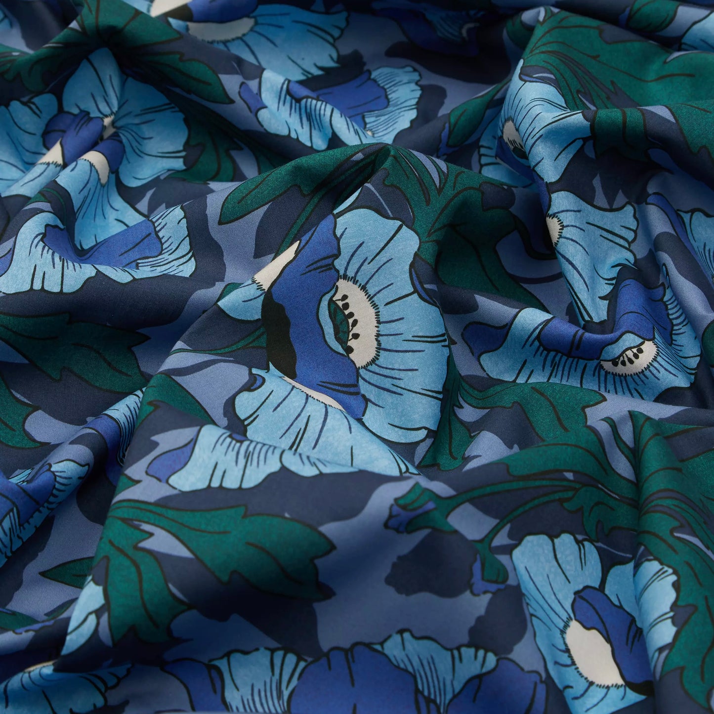 Liberty Fabrics Butterfield Poppy B Tana Lawn Cotton