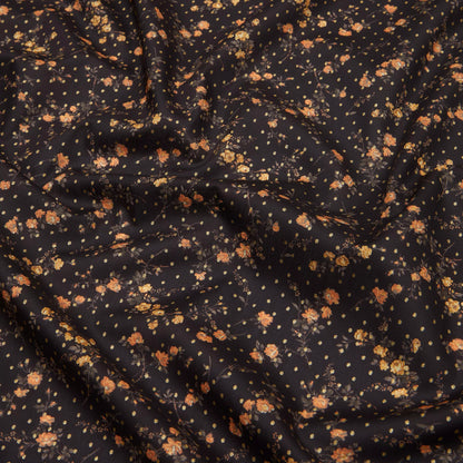 Liberty Fabrics Elizabeth Spot B Tana Lawn Cotton Metallic