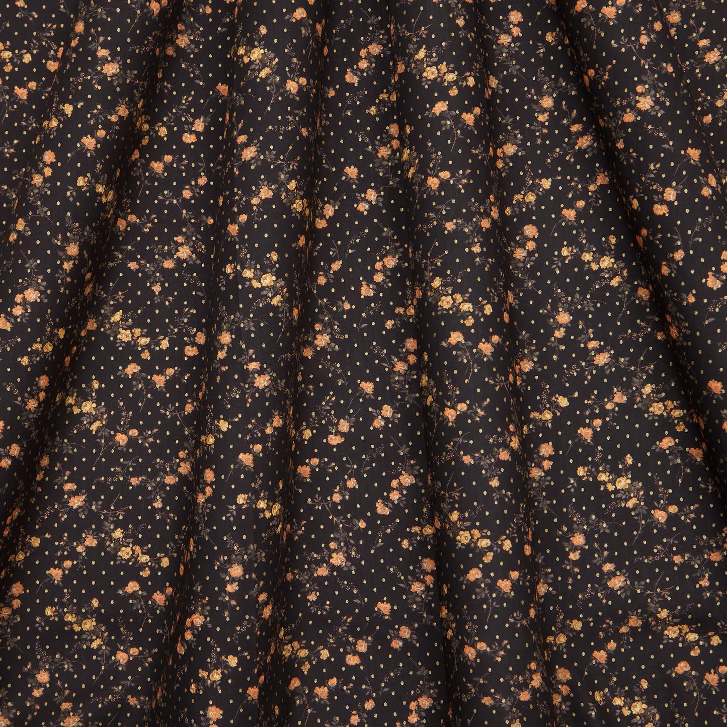 Liberty Fabrics Elizabeth Spot B Tana Lawn Cotton Metallic