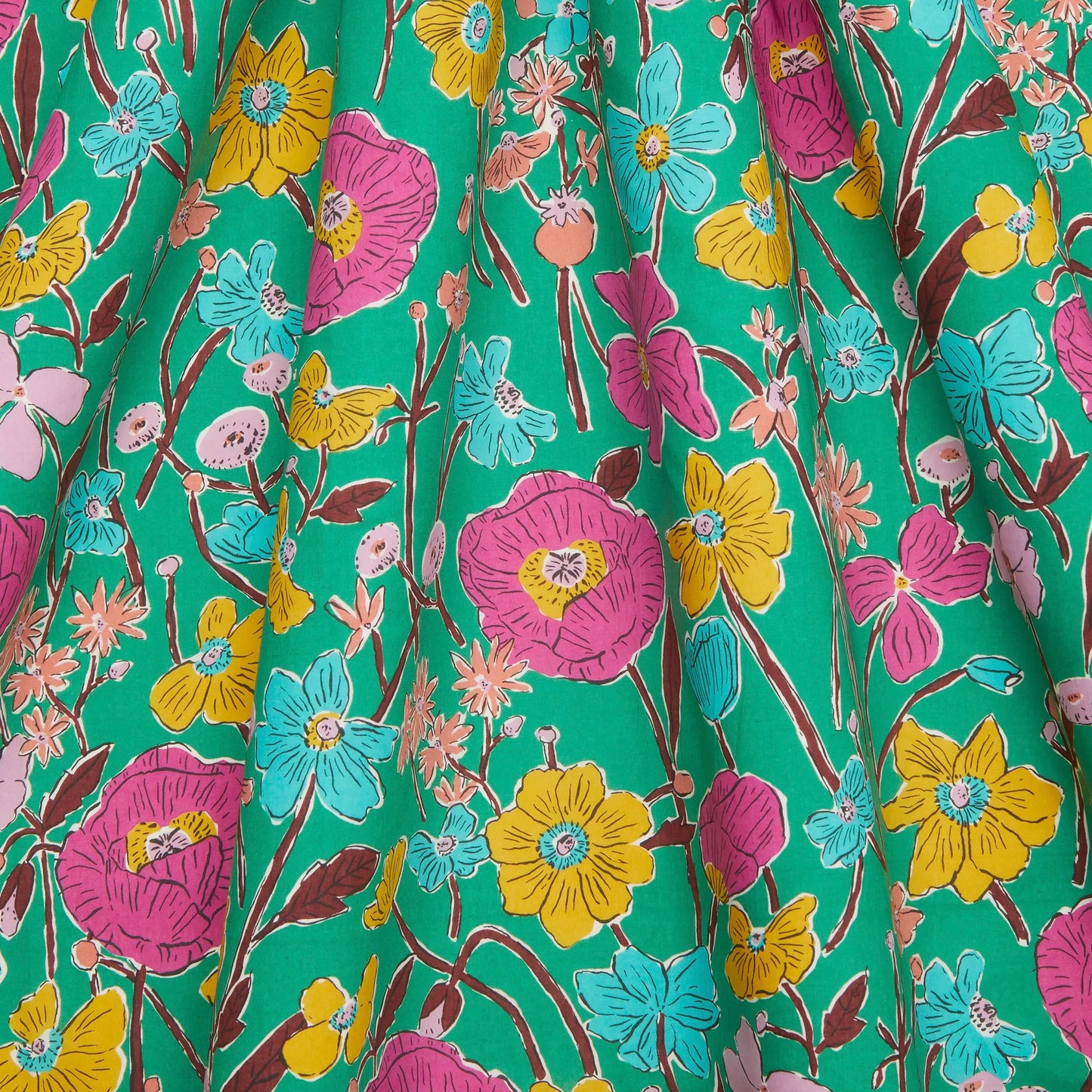 Liberty Fabrics Louie’s Meadow B Tana Lawn Cotton
