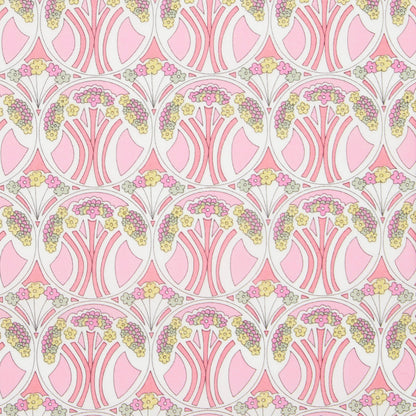 Liberty Fabrics Mauverina A Tana Lawn Cotton Metallic