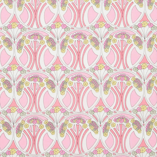 Liberty Fabrics Mauverina A Tana Lawn Cotton Metallic