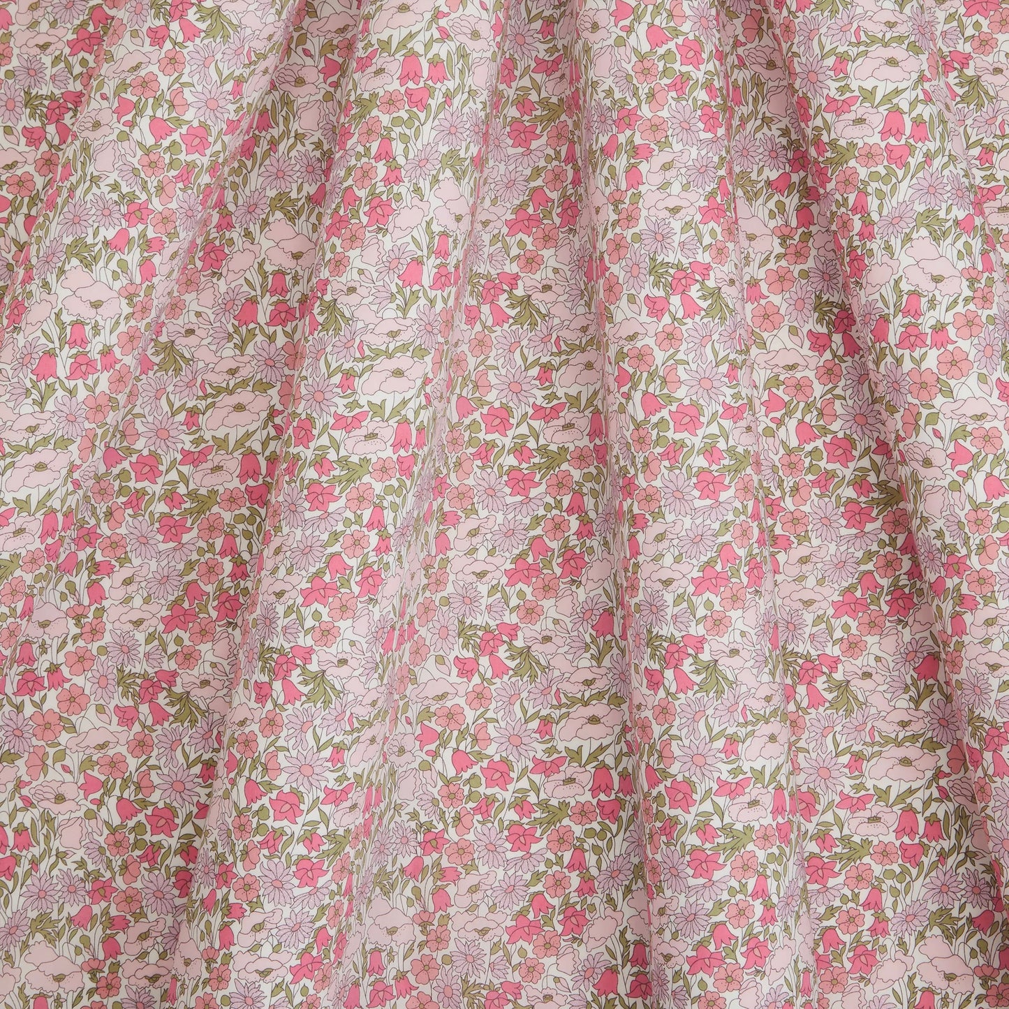 Liberty Fabrics Poppy and Daisy AA Tana Lawn Cotton  (Metallic)