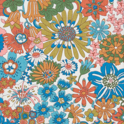 Liberty Fabrics Rainbow Garden B Tana Lawn Cotton