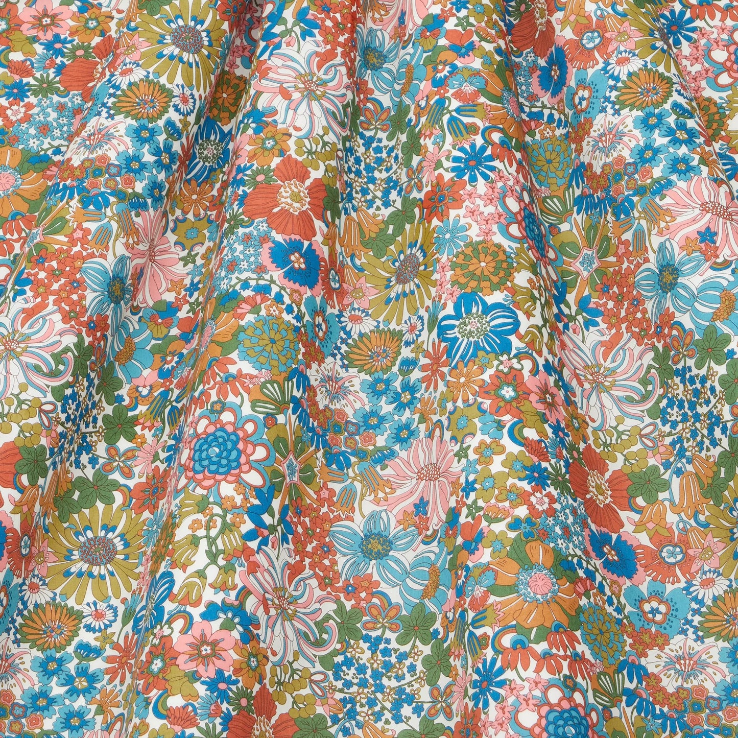 Liberty Fabrics Rainbow Garden B Tana Lawn Cotton