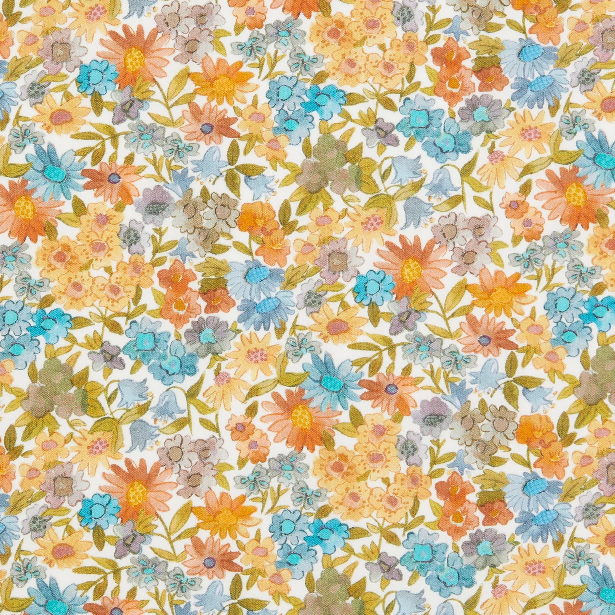 Spring Fabric Material Liberty Fabrics Sandra Spring A Tana Lawn Cotton – The Little World of ...