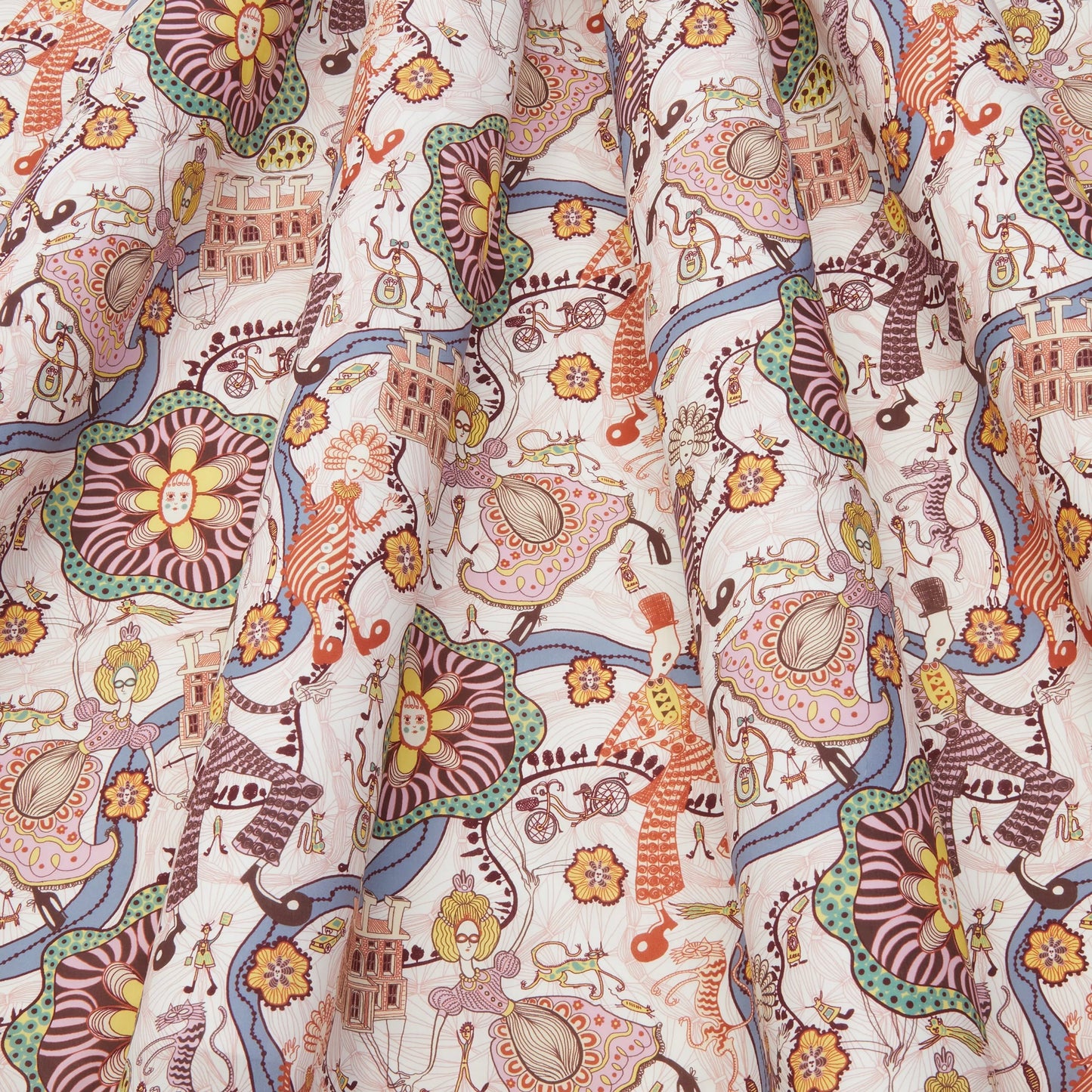 Liberty Fabrics Grayson Perry for Liberty Shirley Smith A Tana Lawn Cotton