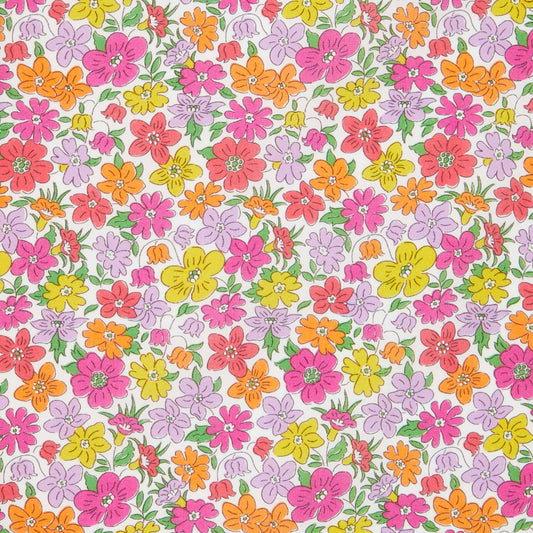 Liberty Fabrics野生の花びらCオーガニックタナ芝生コットン