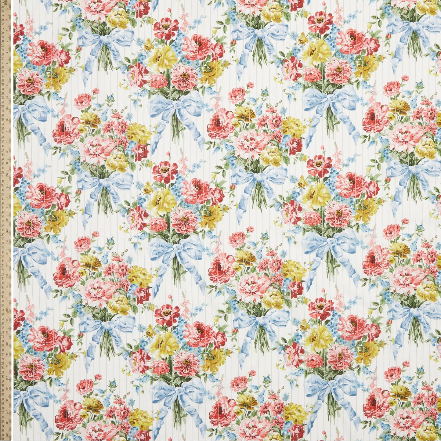 Liberty Fabrics & Bridgerton Bow Bouquet Stripe Tana Lawn Cotton