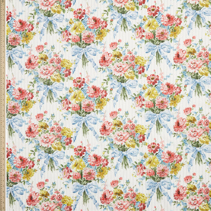 Liberty Fabrics & Bridgerton Bow Bouquet Stripe Tana Lawn Cotton