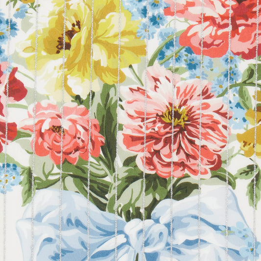 Liberty Fabrics & Bridgerton Bow Bouquet Stripe Tana Lawn Cotton