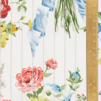 Liberty Fabrics & Bridgerton Bow Bouquet Stripe Tana Lawn Cotton
