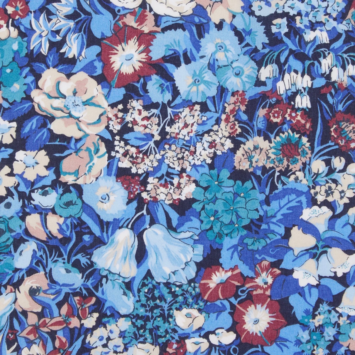 Liberty Fabrics Cottage Garden B Tana Lawn Cotton