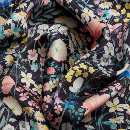 Liberty Fabrics Silk Crepe de Chine Jude's Floral C