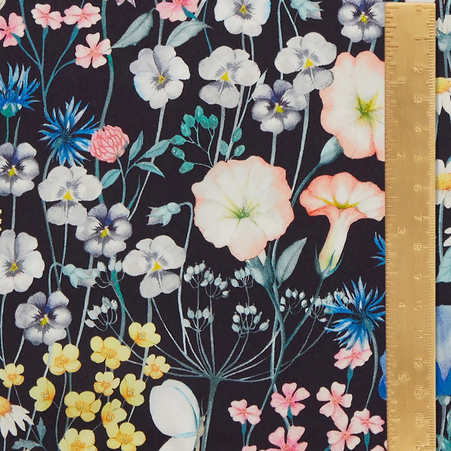 Liberty Fabrics Silk Crepe de Chine Jude's Floral C