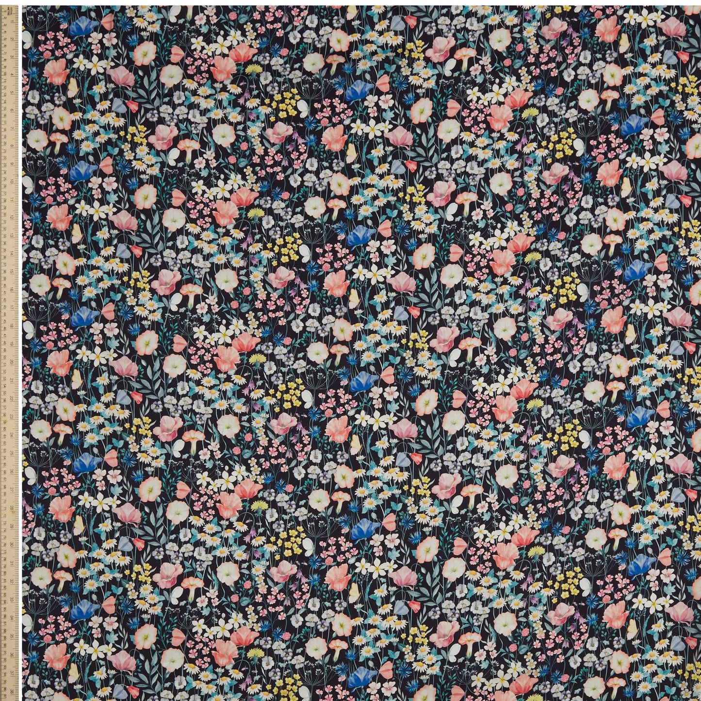 Liberty Fabrics Silk Crepe de Chine Jude's Floral C