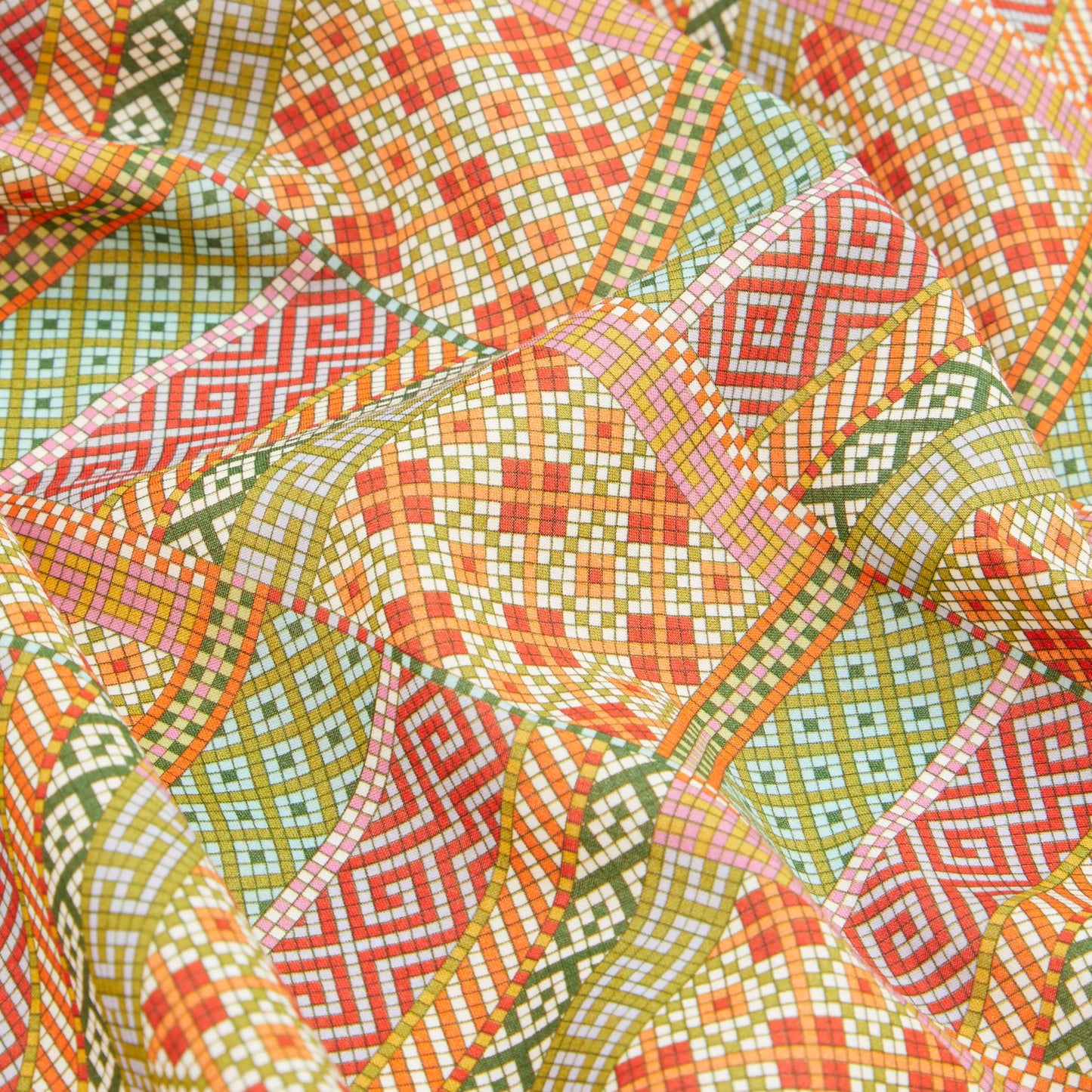 Liberty Fabrics Mosaikker C Tana Lawn Bomuld