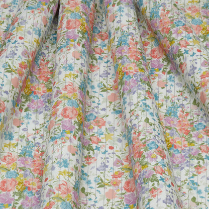 Liberty Fabrics & Bridgerton Bouquet Parade Stripe Tana Lawn Cotton