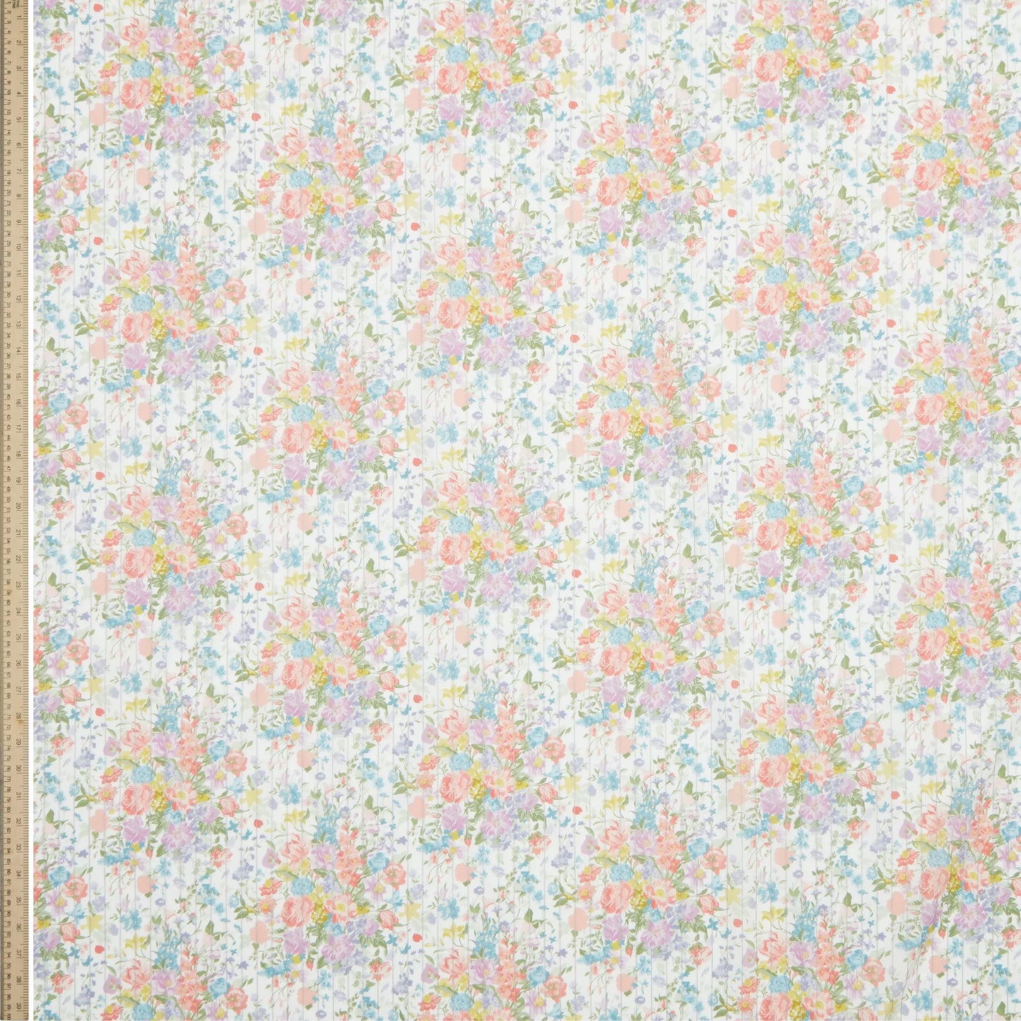 Liberty Fabrics & Bridgerton Bouquet Parade Stripe Tana Lawn Cotton